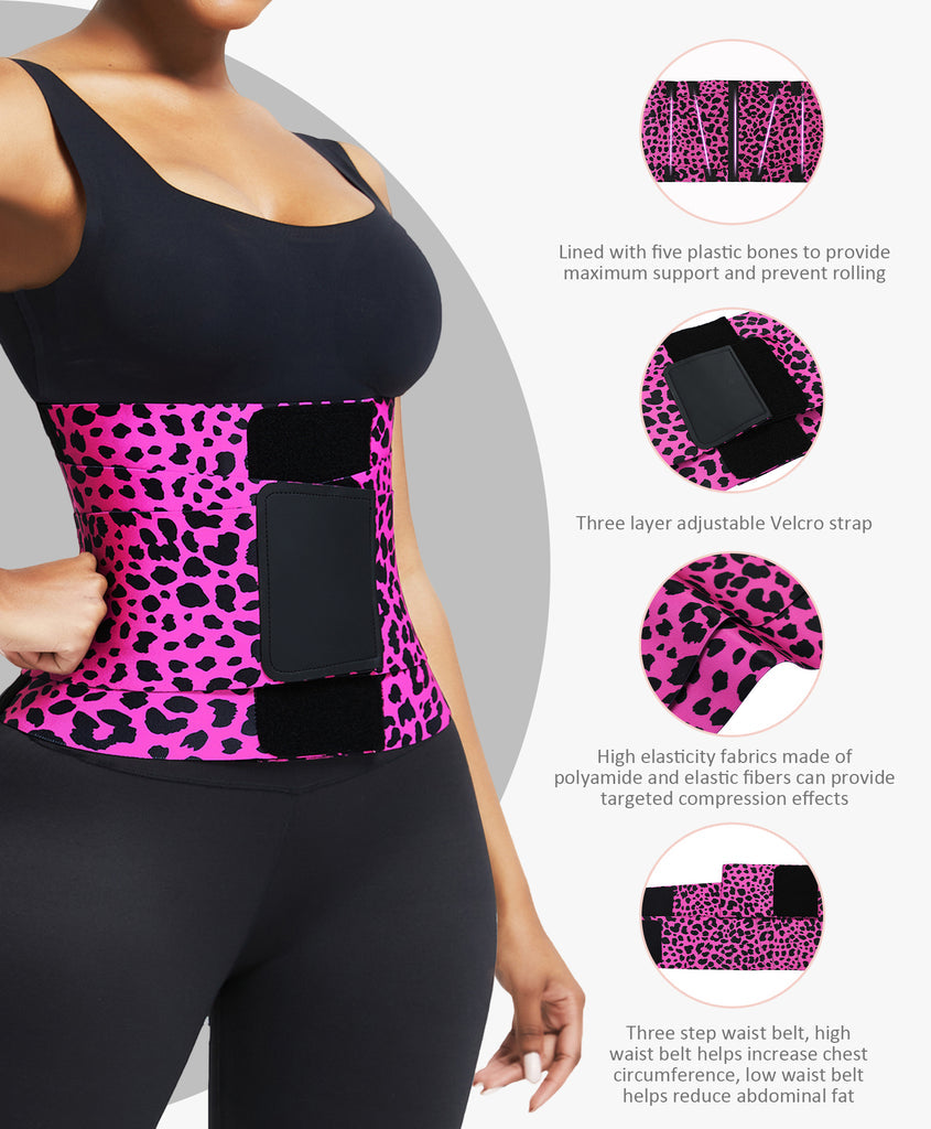Ceinture abdominale gainante à triple tour de taille pour femme