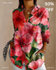 BlossomEra – Chemisier Floral Vintage