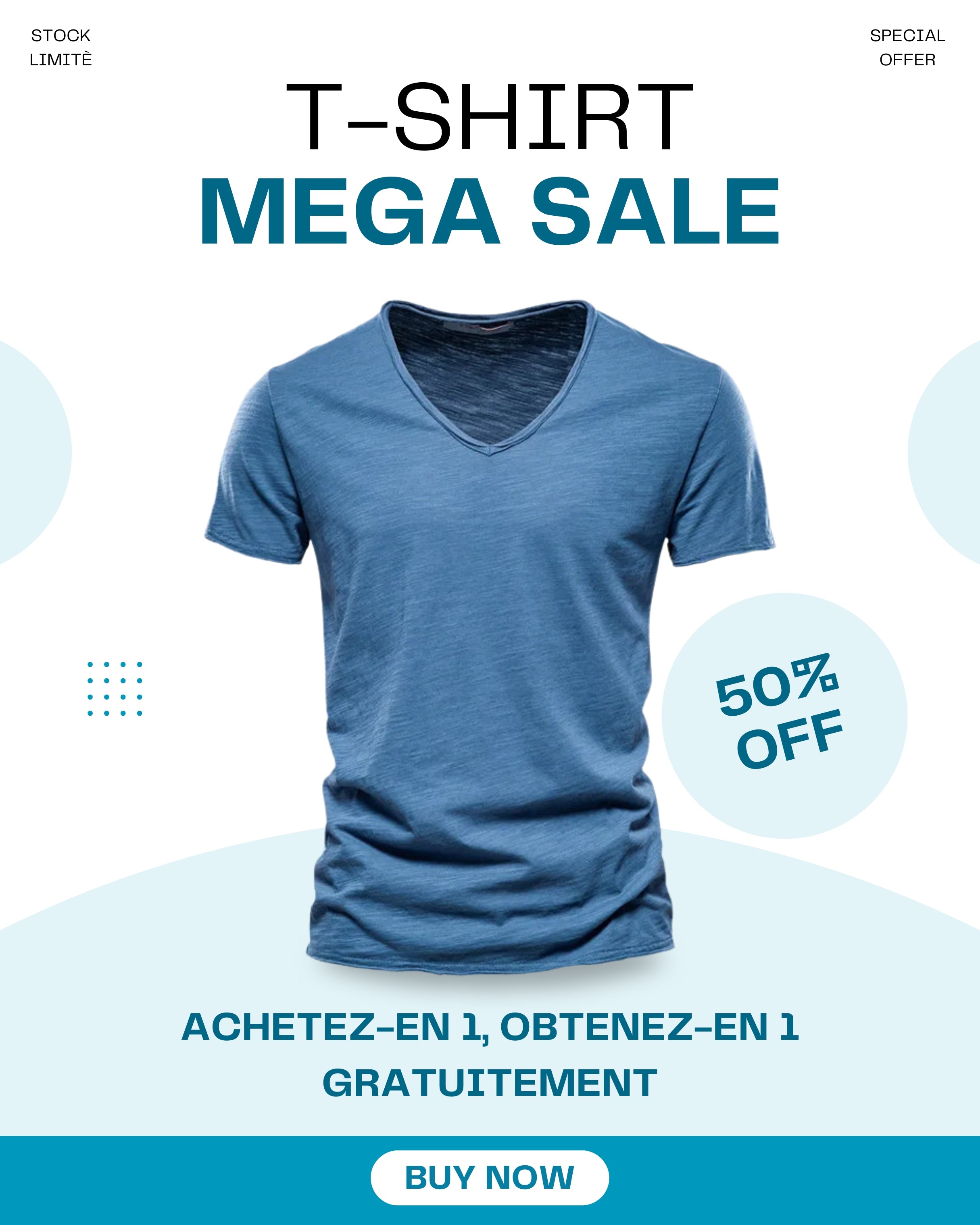 SunnyCotton| Chemise d'été en coton (1+1 GRATUIT)