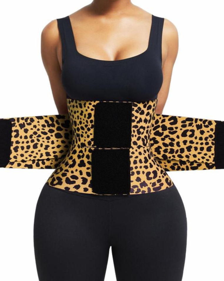 Ceinture abdominale gainante à triple tour de taille pour femme