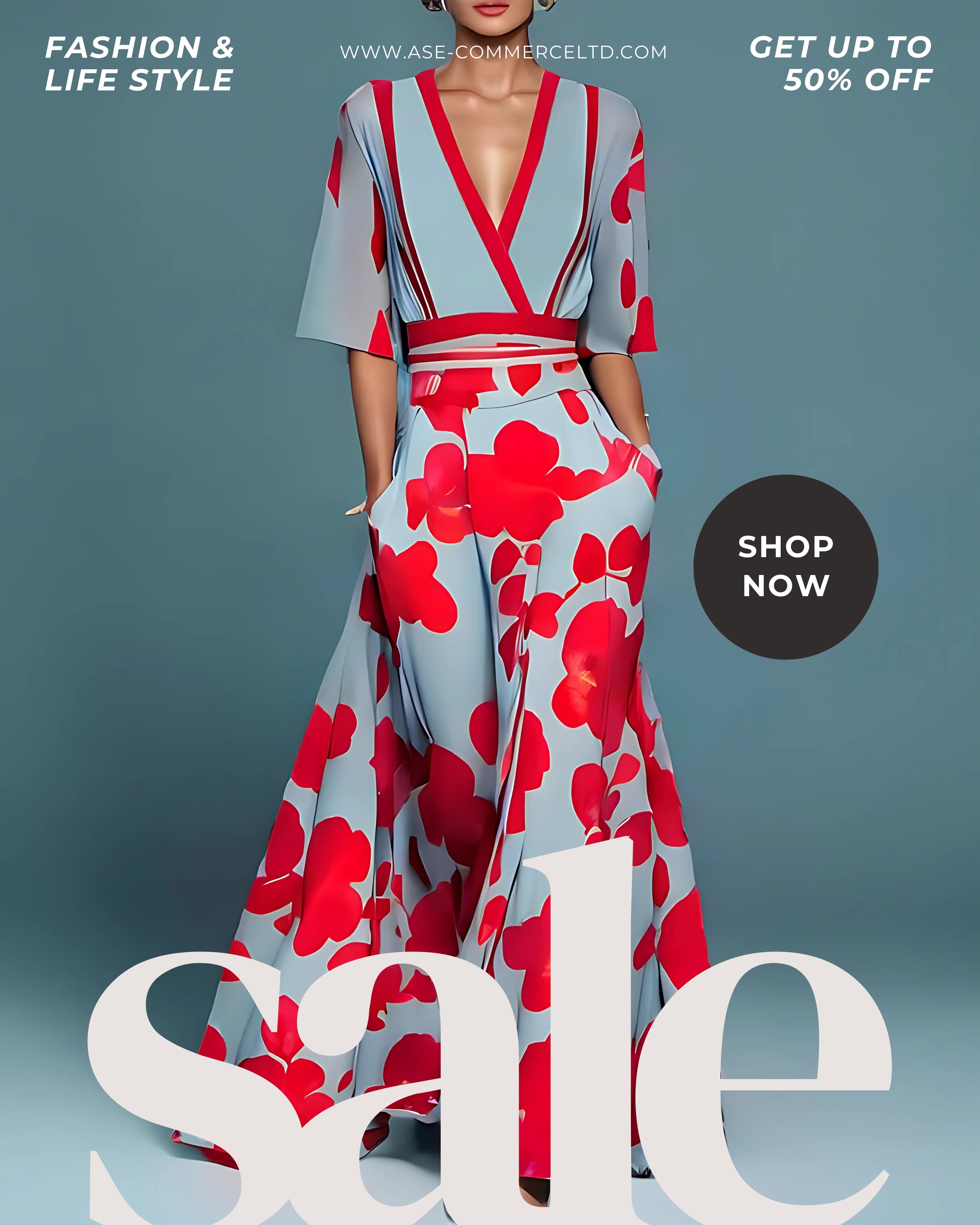 Elise™ - Robe fleurie élégante