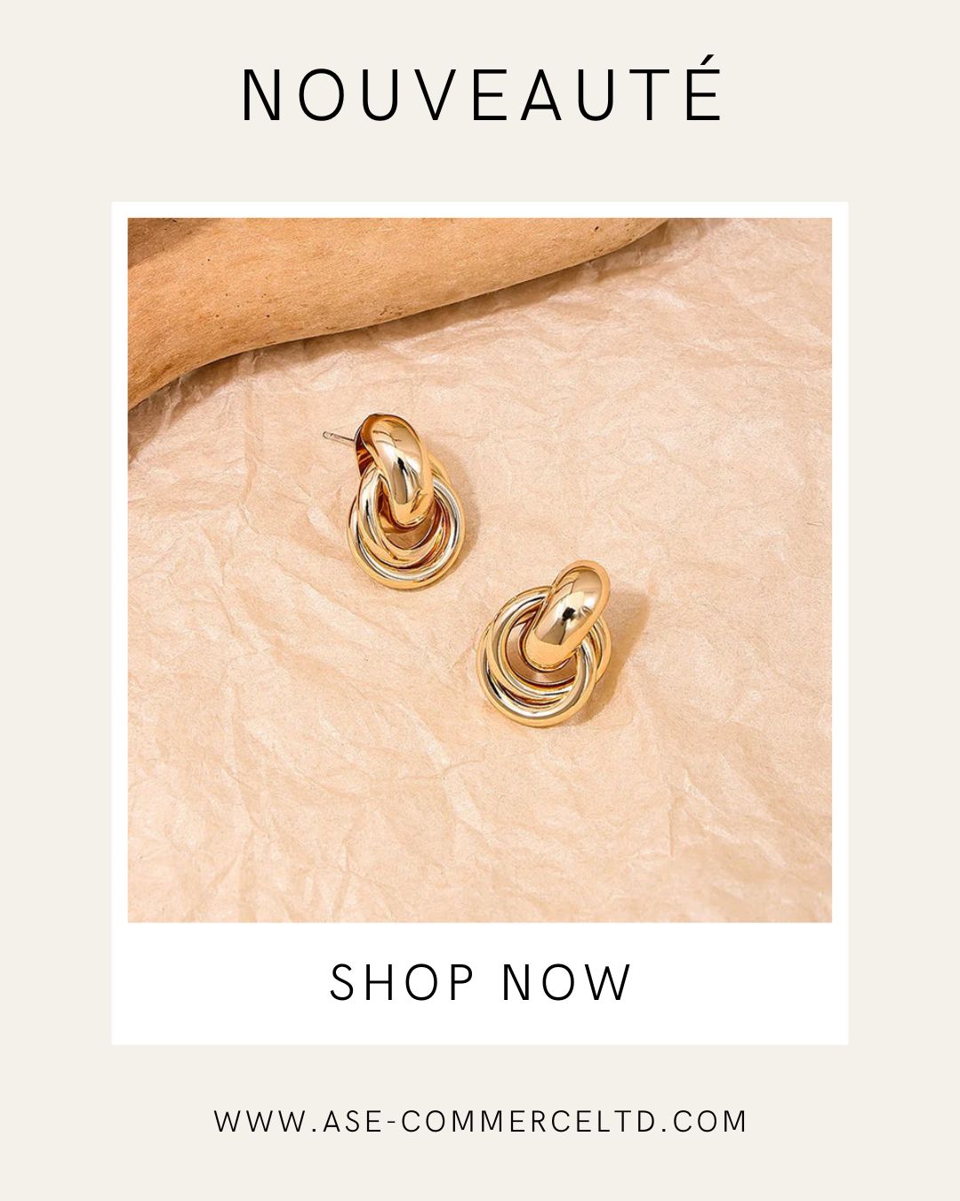 LuxeKnot Hoops – Un Indispensable Chic !