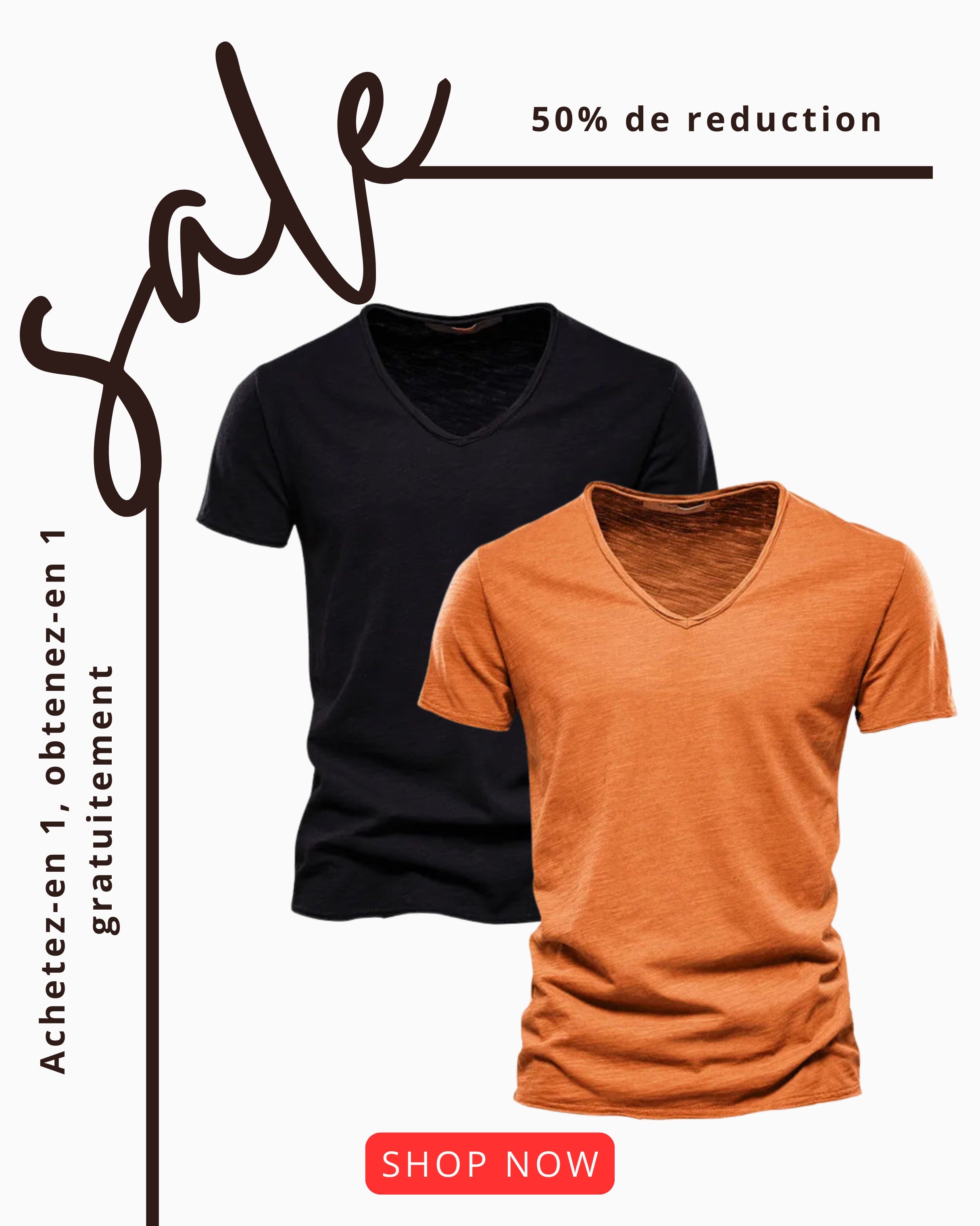 SunnyCotton| Chemise d'été en coton (1+1 GRATUIT)