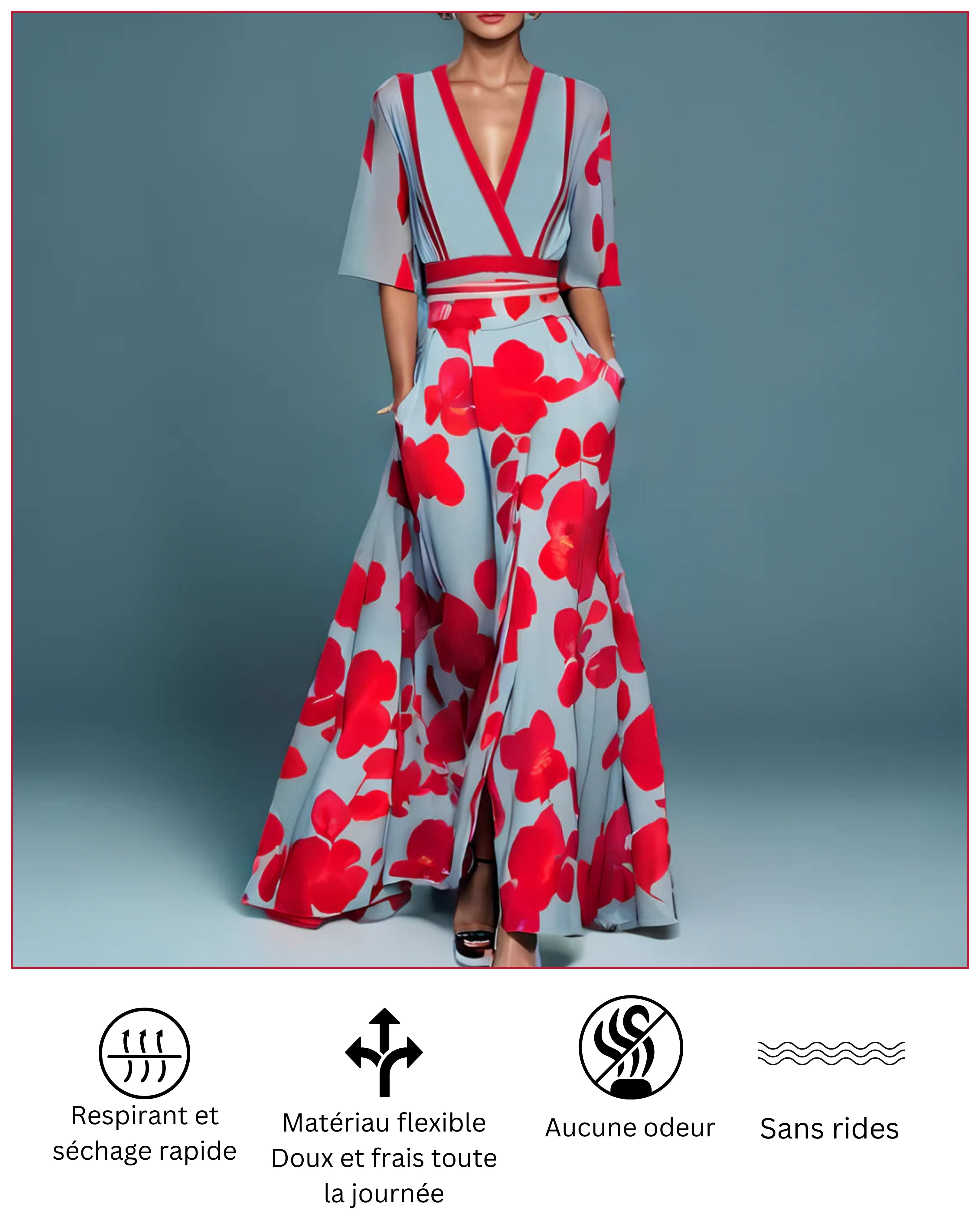 Elise™ - Robe fleurie élégante