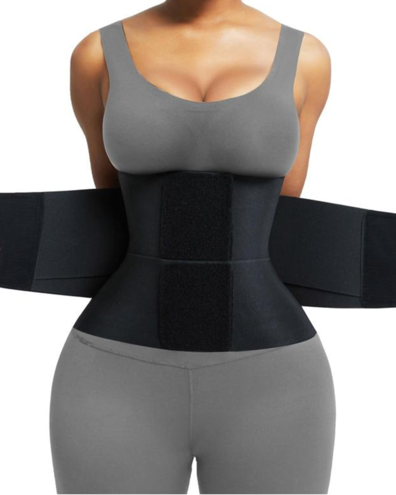 Ceinture abdominale gainante à triple tour de taille pour femme