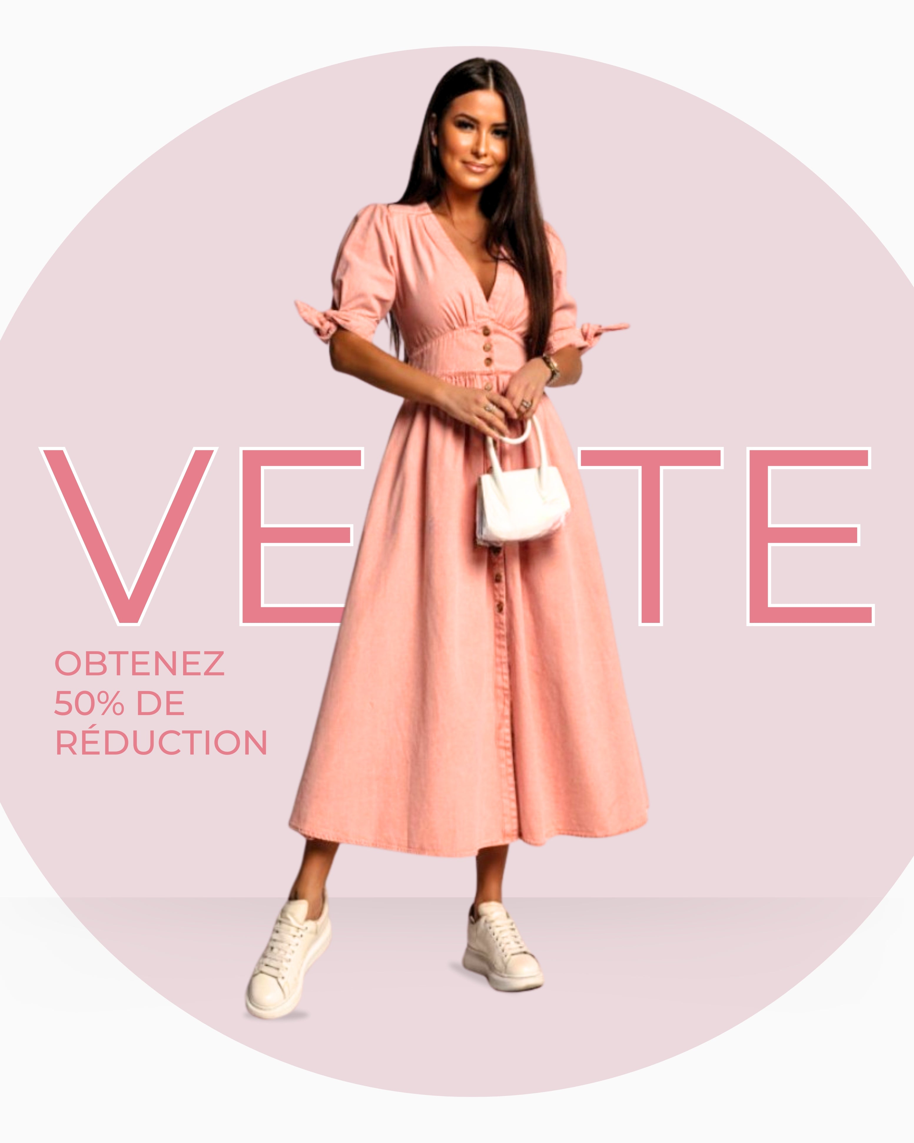 Ivanka | Robe en jean rayonnante