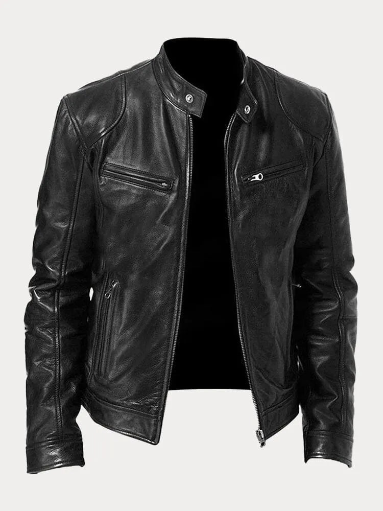 Léandre| Veste en cuir décontractée