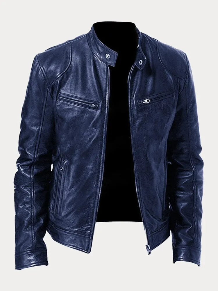 Léandre| Veste en cuir décontractée