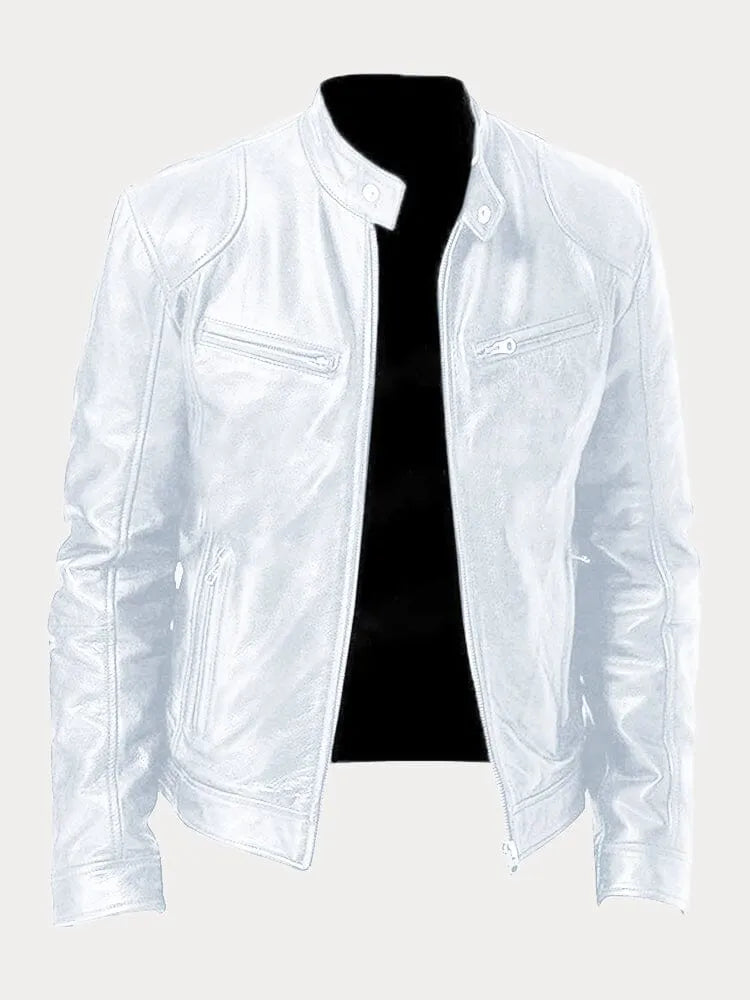 Léandre| Veste en cuir décontractée