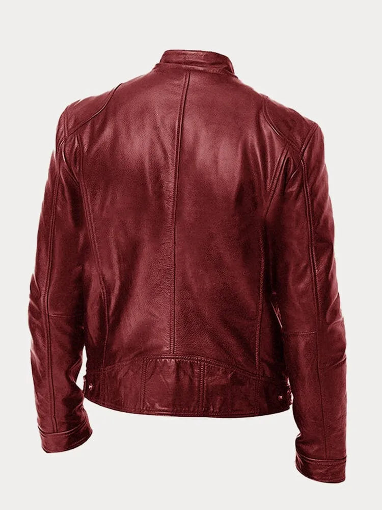 Léandre| Veste en cuir décontractée